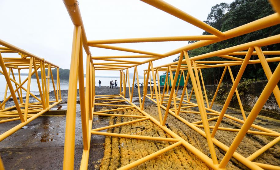 Começa a obra da Ponte Guaratuba-Matinhos, projeto aguardado há mais de 30 anos Foto: Rodrigo Félix Leal / SEIL