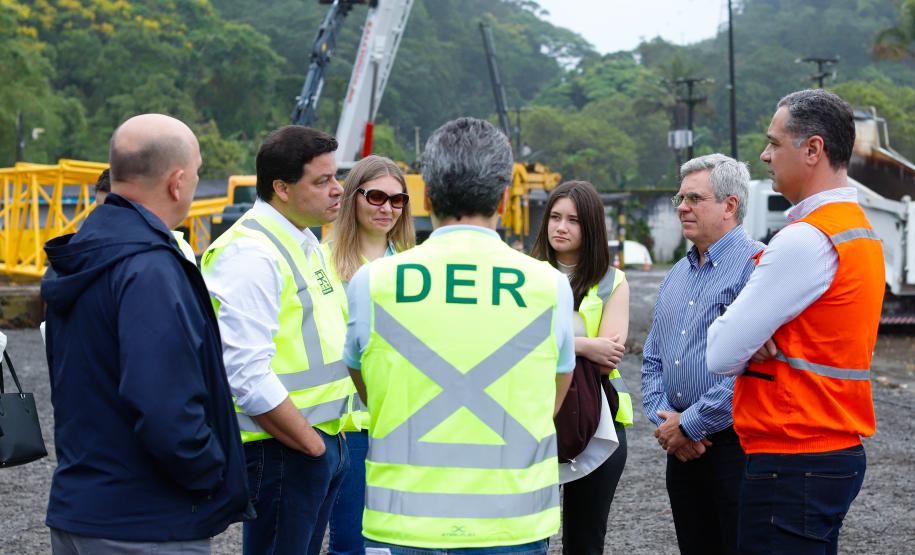 Começa a obra da Ponte Guaratuba-Matinhos, projeto aguardado há mais de 30 anos Foto: Rodrigo Félix Leal / SEIL