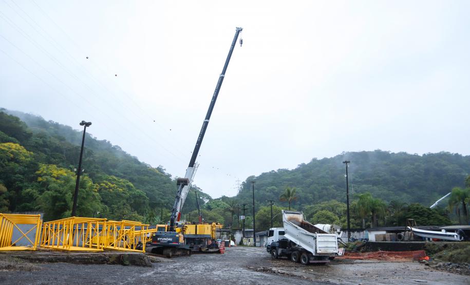 Começa a obra da Ponte Guaratuba-Matinhos, projeto aguardado há mais de 30 anos Foto: Rodrigo Félix Leal / SEIL