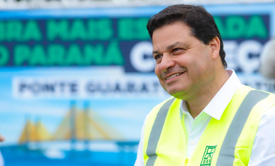 Começa a obra da Ponte Guaratuba-Matinhos, projeto aguardado há mais de 30 anos Foto: Rodrigo Félix Leal / SEIL