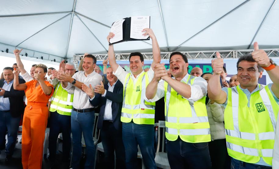 Começa a obra da Ponte Guaratuba-Matinhos, projeto aguardado há mais de 30 anos Foto: Rodrigo Félix Leal / SEIL