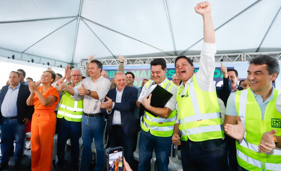 Começa a obra da Ponte Guaratuba-Matinhos, projeto aguardado há mais de 30 anos Foto: Rodrigo Félix Leal / SEIL