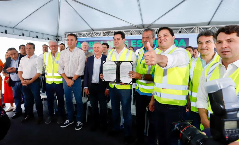 Começa a obra da Ponte Guaratuba-Matinhos, projeto aguardado há mais de 30 anos Foto: Rodrigo Félix Leal / SEIL