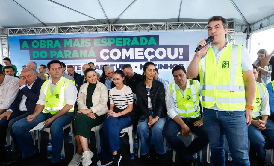 Começa a obra da Ponte Guaratuba-Matinhos, projeto aguardado há mais de 30 anos Foto: Rodrigo Félix Leal / SEIL