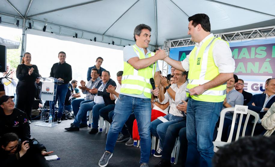 Começa a obra da Ponte Guaratuba-Matinhos, projeto aguardado há mais de 30 anos Foto: Rodrigo Félix Leal / SEIL