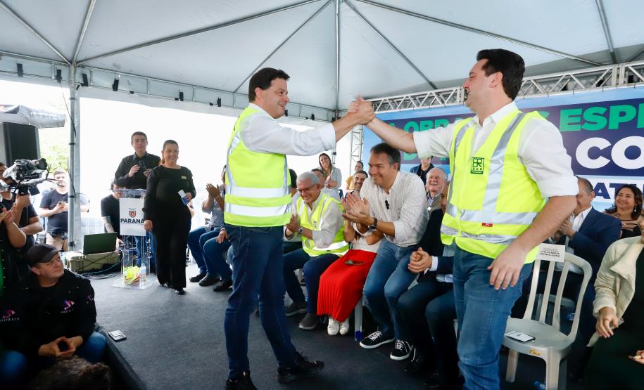 Começa a obra da Ponte Guaratuba-Matinhos, projeto aguardado há mais de 30 anos Foto: Rodrigo Félix Leal / SEIL