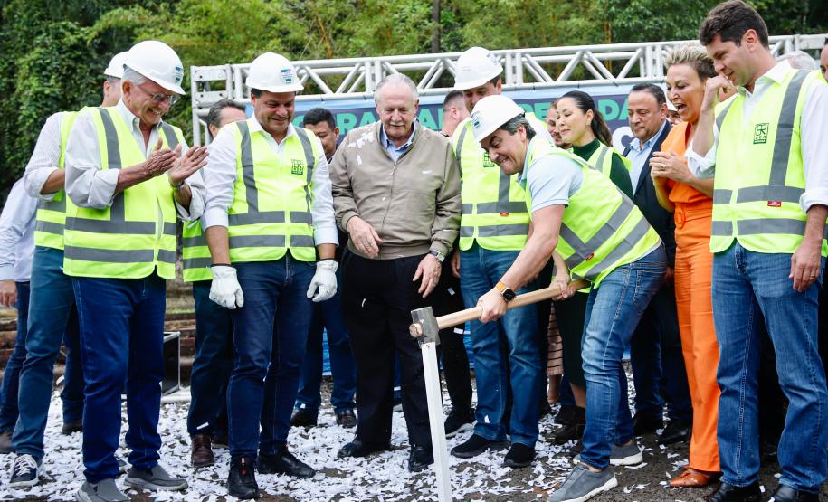 Começa a obra da Ponte Guaratuba-Matinhos, projeto aguardado há mais de 30 anos Foto: Rodrigo Félix Leal / SEIL