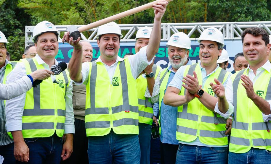 Começa a obra da Ponte Guaratuba-Matinhos, projeto aguardado há mais de 30 anos Foto: Rodrigo Félix Leal / SEIL
