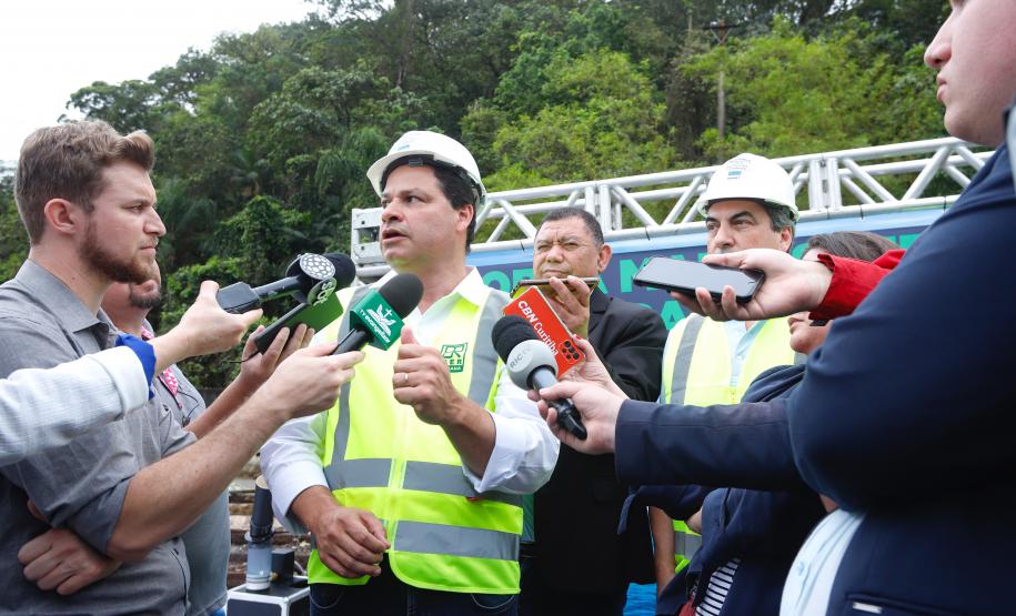 Começa a obra da Ponte Guaratuba-Matinhos, projeto aguardado há mais de 30 anos Foto: Rodrigo Félix Leal / SEIL