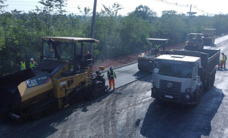 Duplicação da BR-469 tem novo desvio em Foz do Iguaçu a partir de segunda-feira Foto: DER-PR