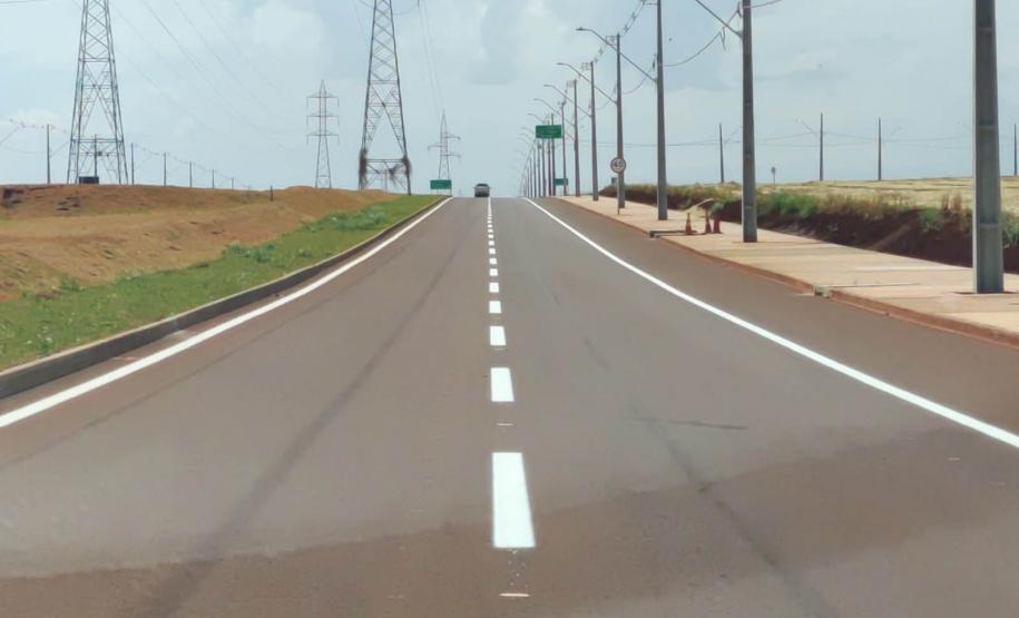 Com 98,28% de execução, DER-PR libera novas pistas do Contorno Oeste de Cascavel Foto: DER-PR