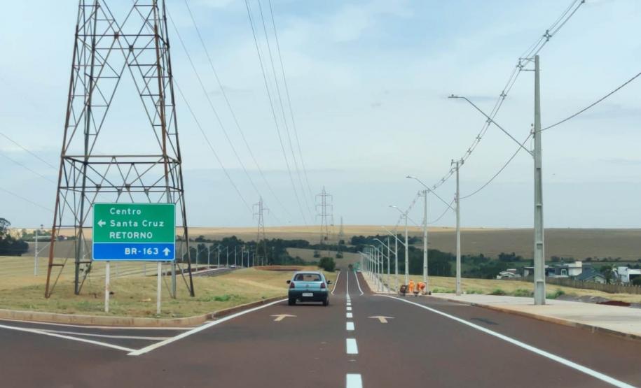 Com 98,28% de execução, DER-PR libera novas pistas do Contorno Oeste de Cascavel Foto: DER-PR