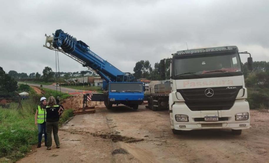 Recuperação emergencial de rodovia em Jaguariaíva entra em nova etapa Foto: DER