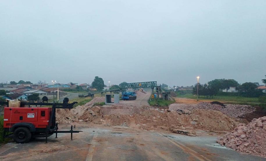 Recuperação emergencial de rodovia em Jaguariaíva entra em nova etapa Foto: DER