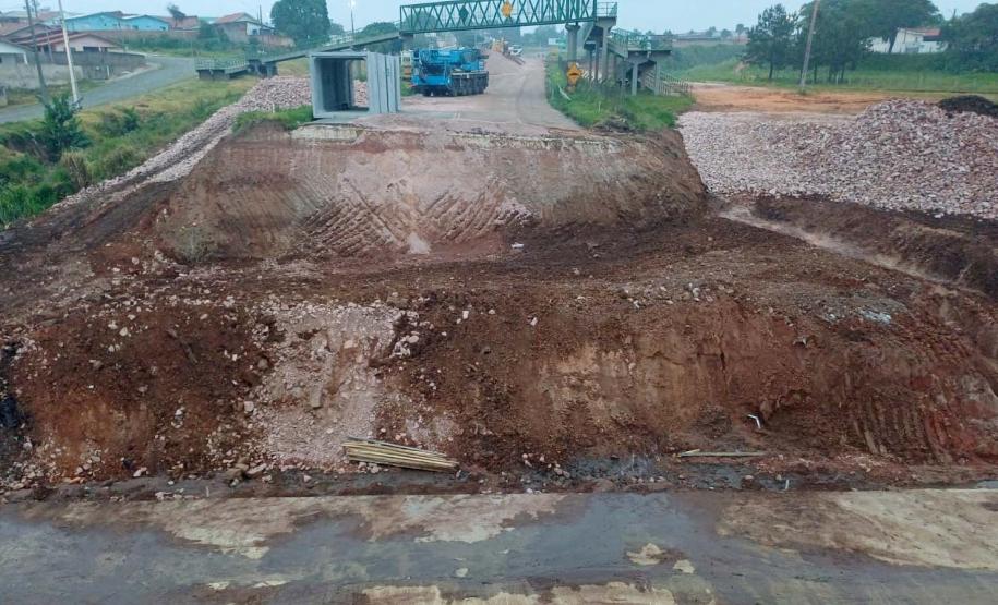 Recuperação emergencial de rodovia em Jaguariaíva entra em nova etapa Foto: DER