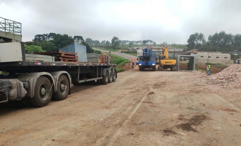 Recuperação emergencial de rodovia em Jaguariaíva entra em nova etapa Foto: DER