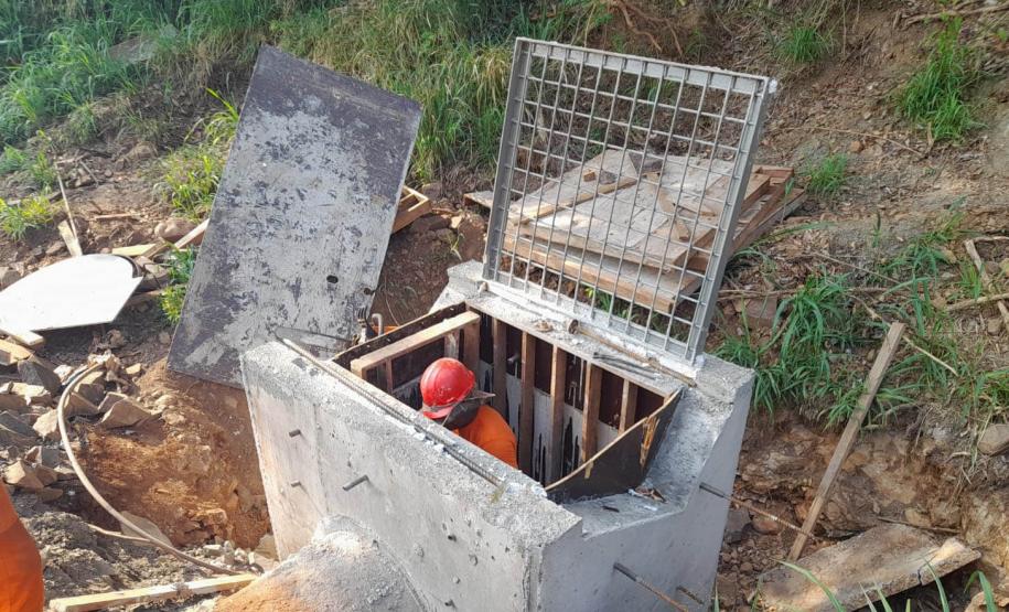 Recuperação de rodovia em Salgado Filho avança e tráfego deve ser liberado mês que vem Foto: DER-PR