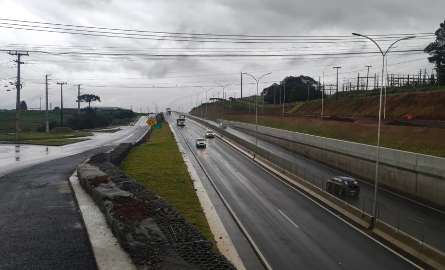 Mesmo com chuvas, DER/PR conclui e libera nova trincheira em Guarapuava Foto: DER
