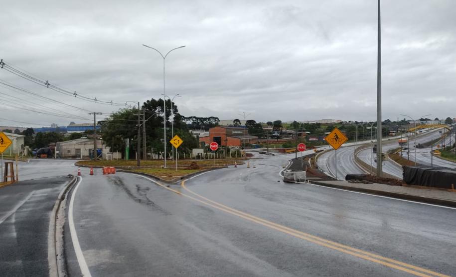 Mesmo com chuvas, DER/PR conclui e libera nova trincheira em Guarapuava Foto: DER