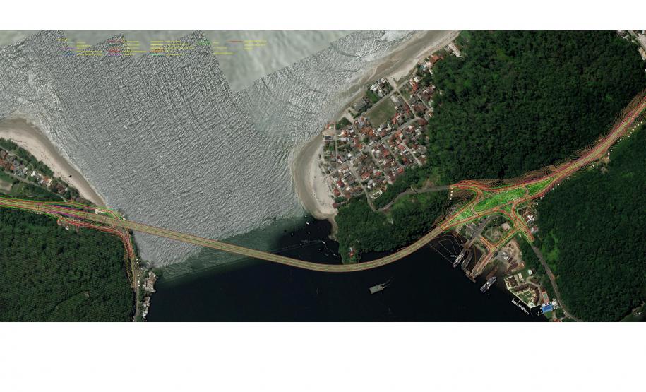 DER/PR disponibiliza o Plano Funcional da Ponte de Guaratuba Foto: DER-PR