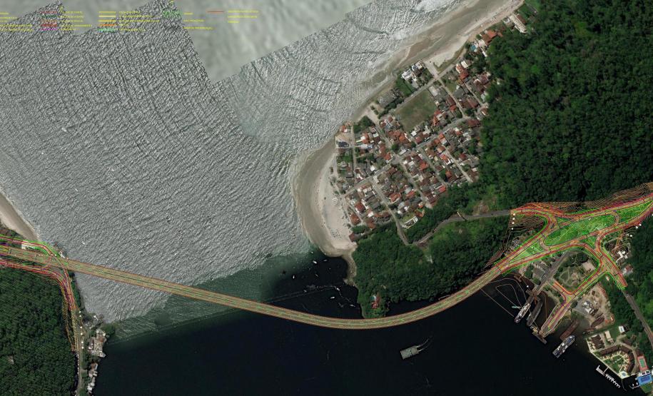 DER/PR disponibiliza o Plano Funcional da Ponte de Guaratuba Foto: DER-PR