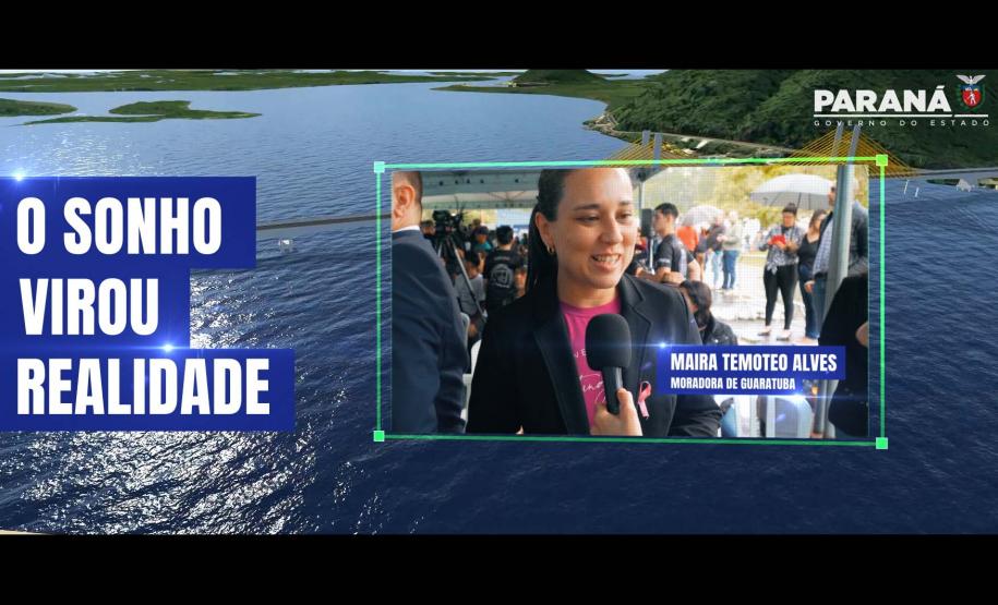 Estado lança campanha sobre início da obra da ponte Guaratuba-Matinhos Foto: DER