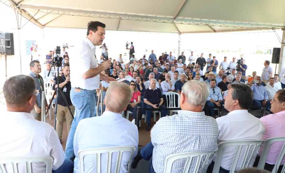 Governador entrega obras de duplicação do Contorno Oeste de Cascavel Foto: Ari Dias/AEN