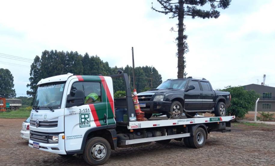 Guinchos do DER/PR passam dos 134 mil atendimentos no antigo Anel de Integração Foto: DER