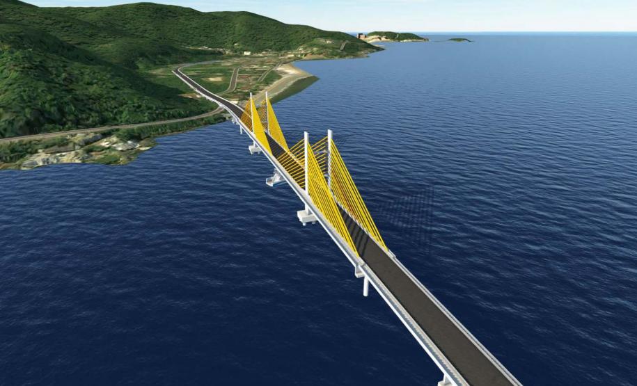 DER/PR disponibiliza o Plano Funcional da Ponte de Guaratuba Foto: DER-PR