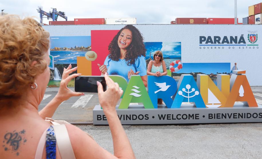 Paraná entra na rota dos cruzeiros internacionais com embarque dos primeiros turistas Foto:Rodrigo Félix Leal / SEIL