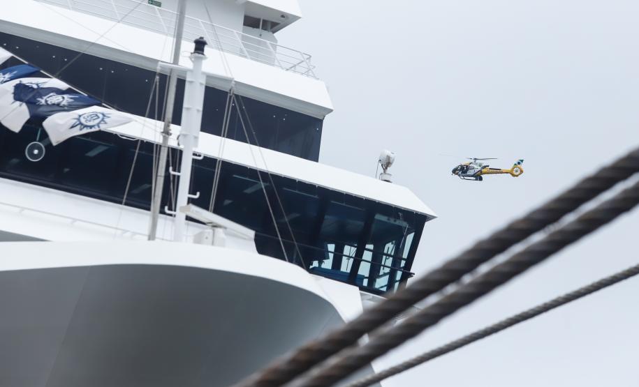 Paraná entra na rota dos cruzeiros internacionais com embarque dos primeiros turistas Foto:Rodrigo Félix Leal / SEIL