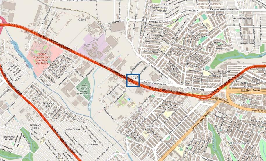 Drenagem e terraplenagem marcam avanço das obras do Viaduto da PUC em Londrina Foto: DER-PR