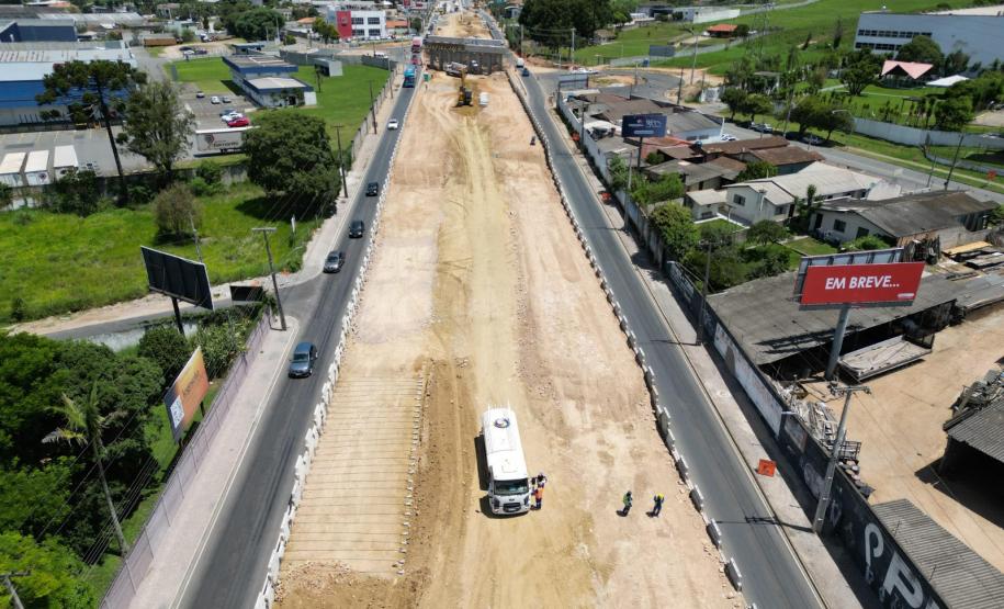 BR-376 terá bloqueios em São José dos Pinhais para transporte de vigas neste final de semana Foto: DER