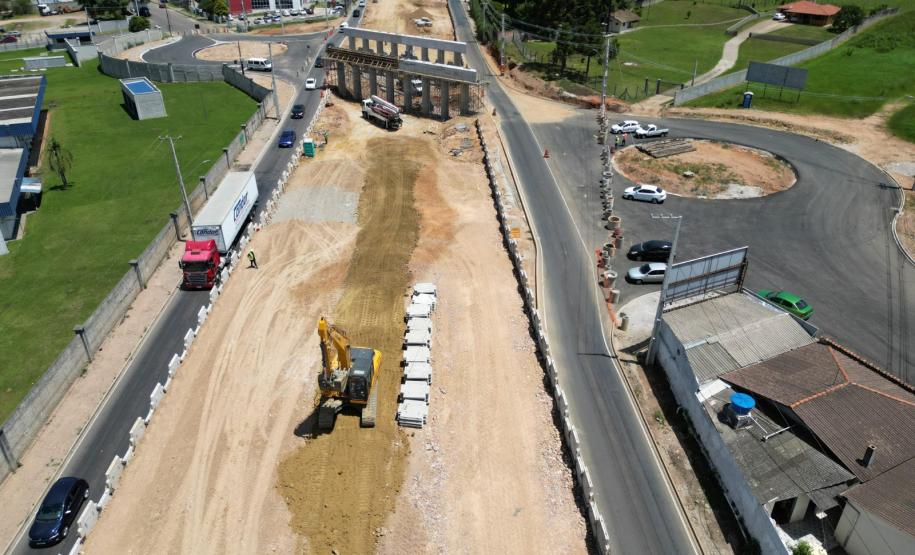 BR-376 terá bloqueios em São José dos Pinhais para transporte de vigas neste final de semana Foto: DER