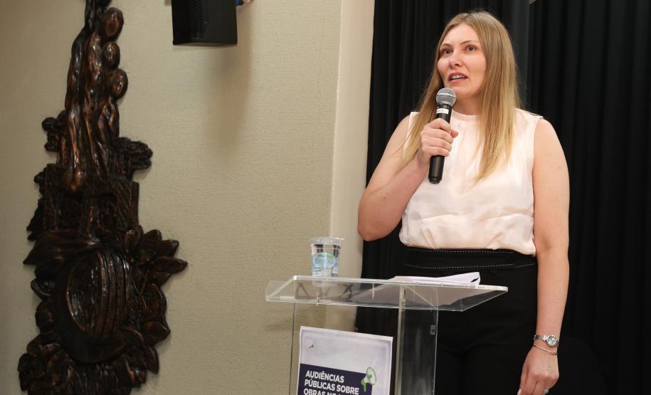 Técnicos do DER/PR apresentaram detalhes da obra nesta terça. Foto: Rodrigo Félix Leal / SEIL