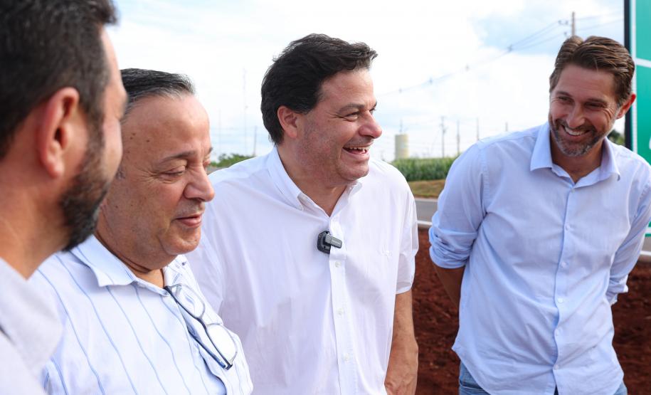 Com tráfego já liberado, novo contorno de Marechal Cândido Rondon recebe últimos serviços Foto: Rodrigo Félix Leal/SEIL