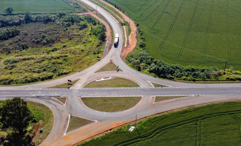 Contorno Sul de Wenceslau Braz, no Norte Pioneiro. Foto: Roberto Dziura/ AEN