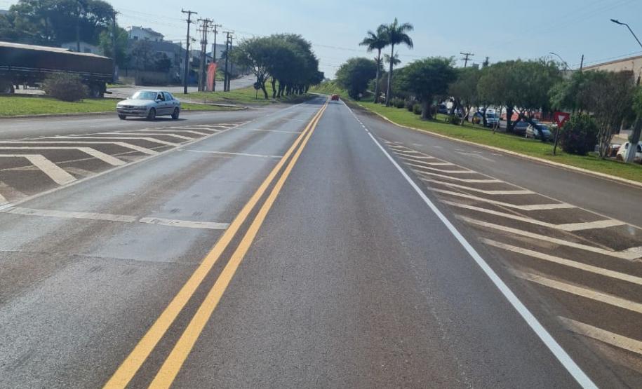 Serviço de conservação na PRC-158 entre Laranjeiras e Rio Bonito do Iguaçu