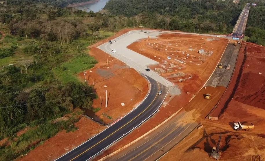 Perimetral Leste de Foz do Iguaçu chega a 39,33% de conclusão