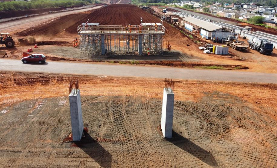 Perimetral Leste de Foz do Iguaçu chega a 39,33% de conclusão