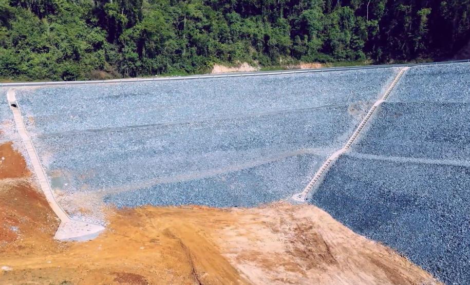 Recuperação emergencial finalizada no km 48+500 da PR-092 em Rio Branco do Sul