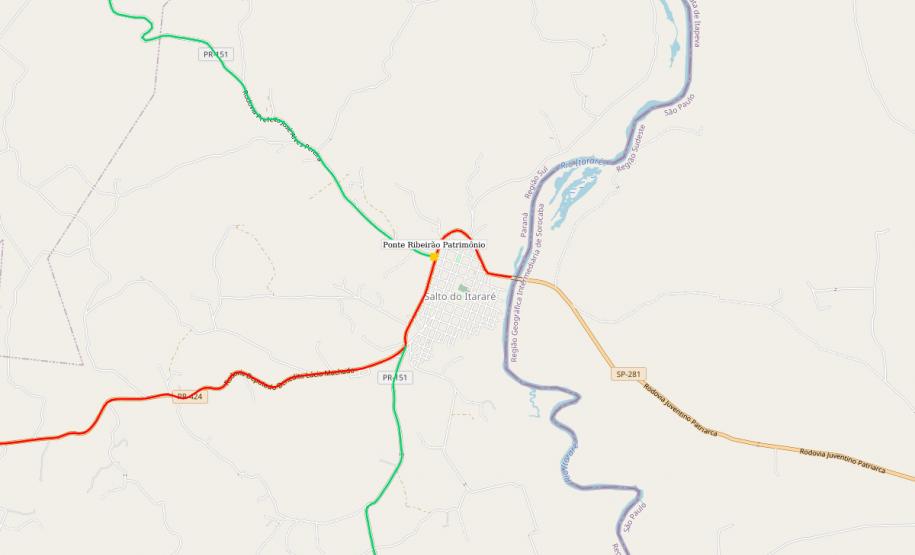 Mapa das OAEs que serão atendidas