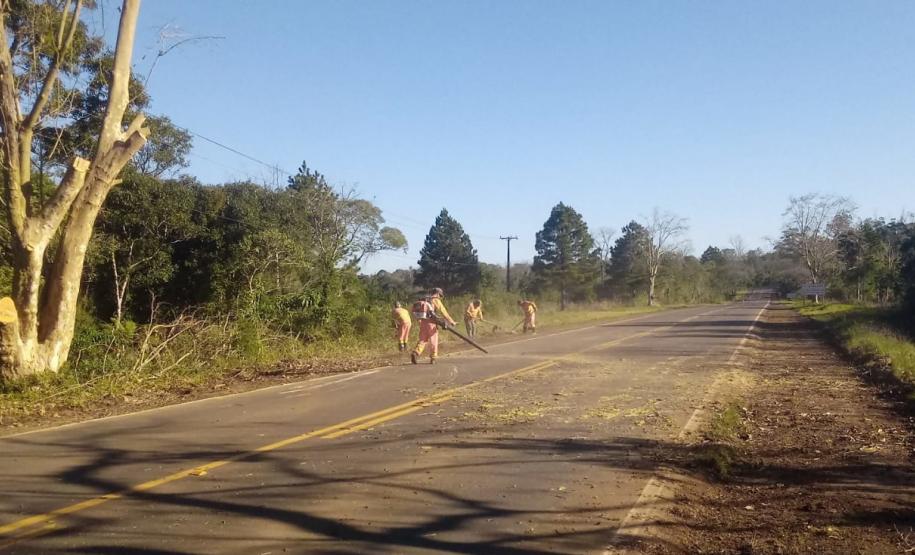 PR-170 Pinhão limpeza