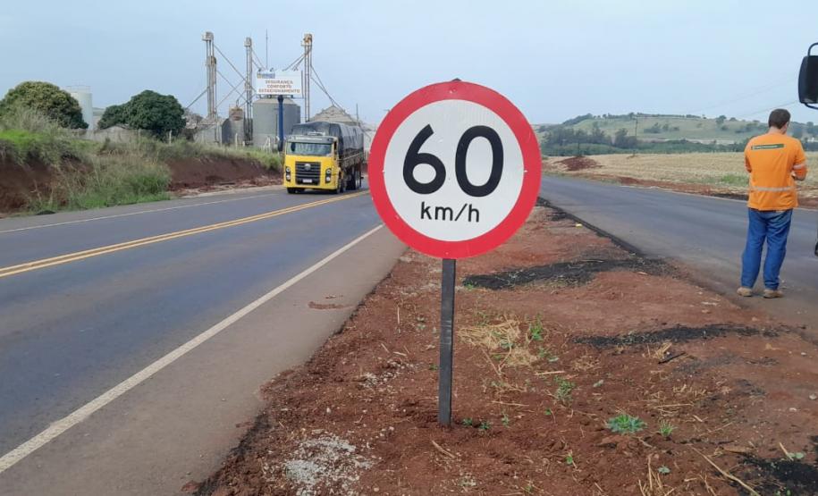 Reforço na sinalização da PR-317 entre Maringá e Iguaraçu