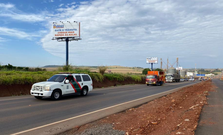 Reforço na sinalização da PR-317 entre Maringá e Iguaraçu