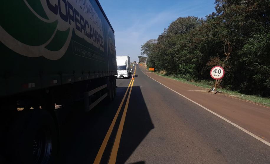 Reforço na sinalização da PR-317 entre Maringá e Iguaraçu