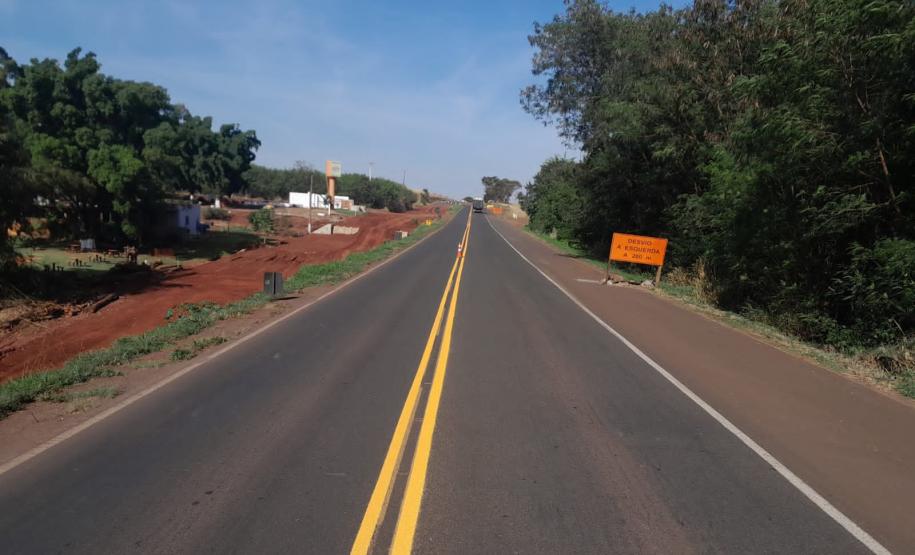 Reforço na sinalização da PR-317 entre Maringá e Iguaraçu
