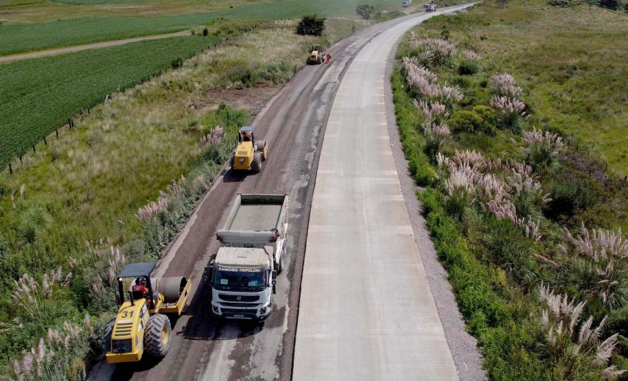 Obras-Pavimentação em Concreto da PR-280-Palmas