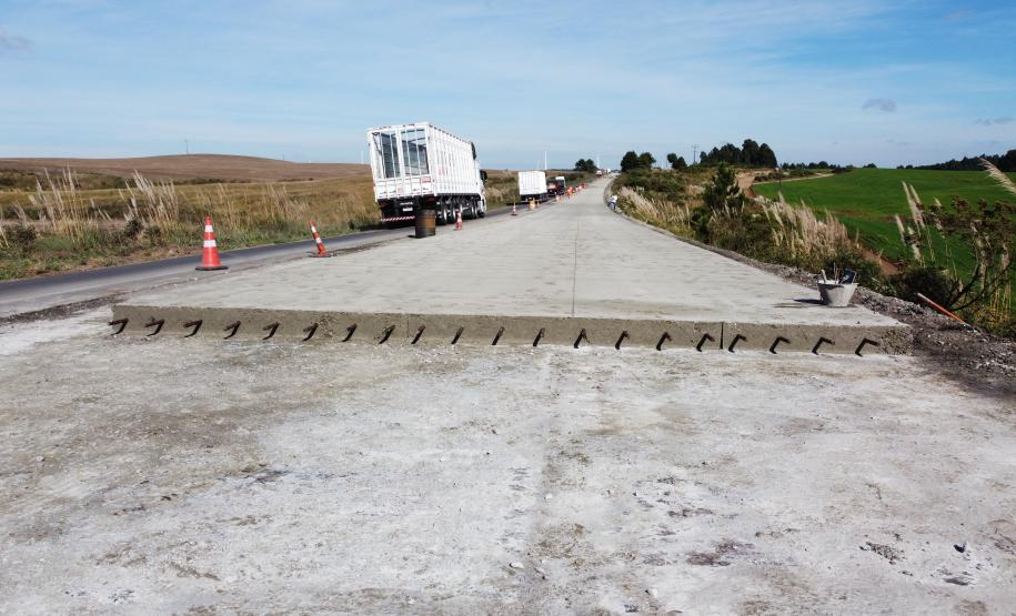 Obras-Pavimentação em Concreto da PR-280-Palmas