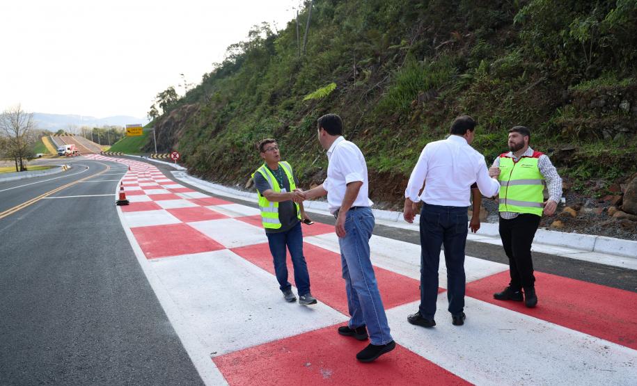 PR-170 vistoria na nova área de escape